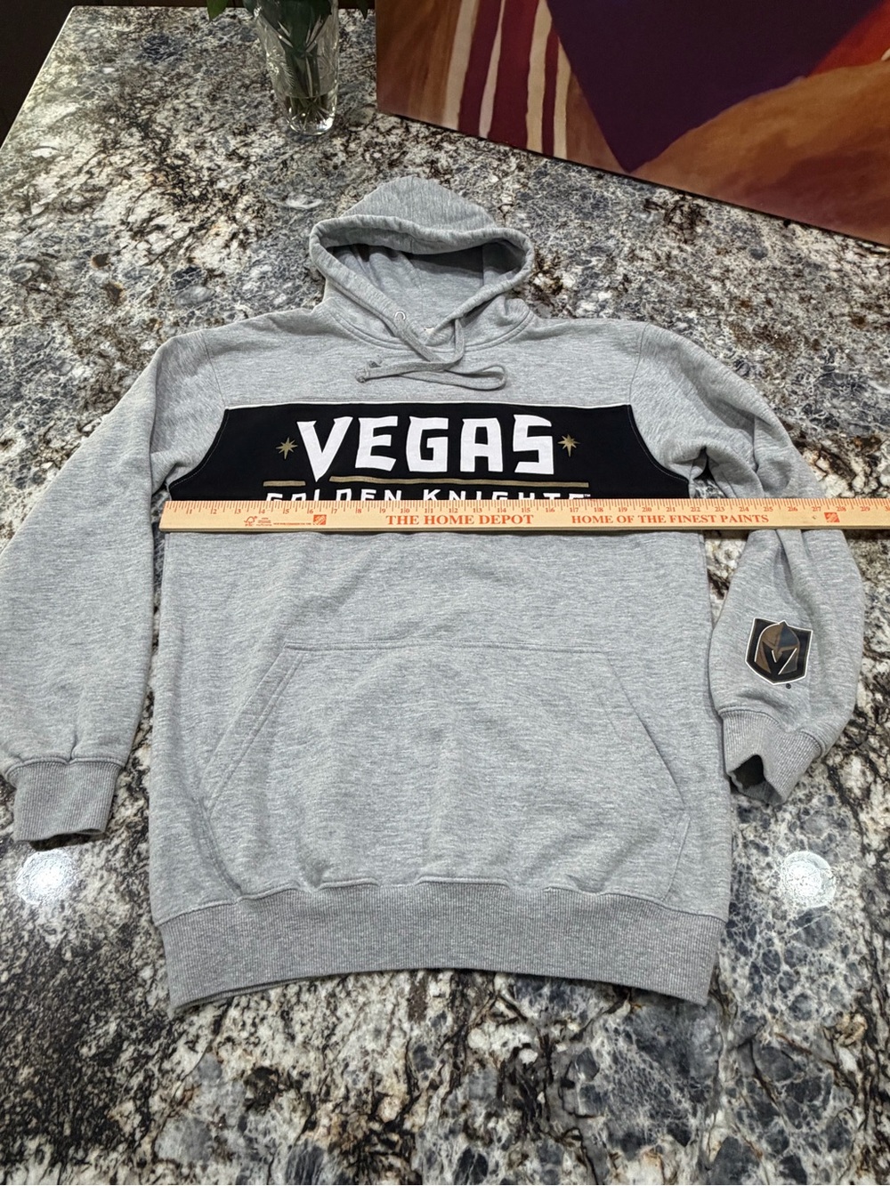 Vegas Golden Knights Gray Pullover Hoodie - Fanatics size XLT